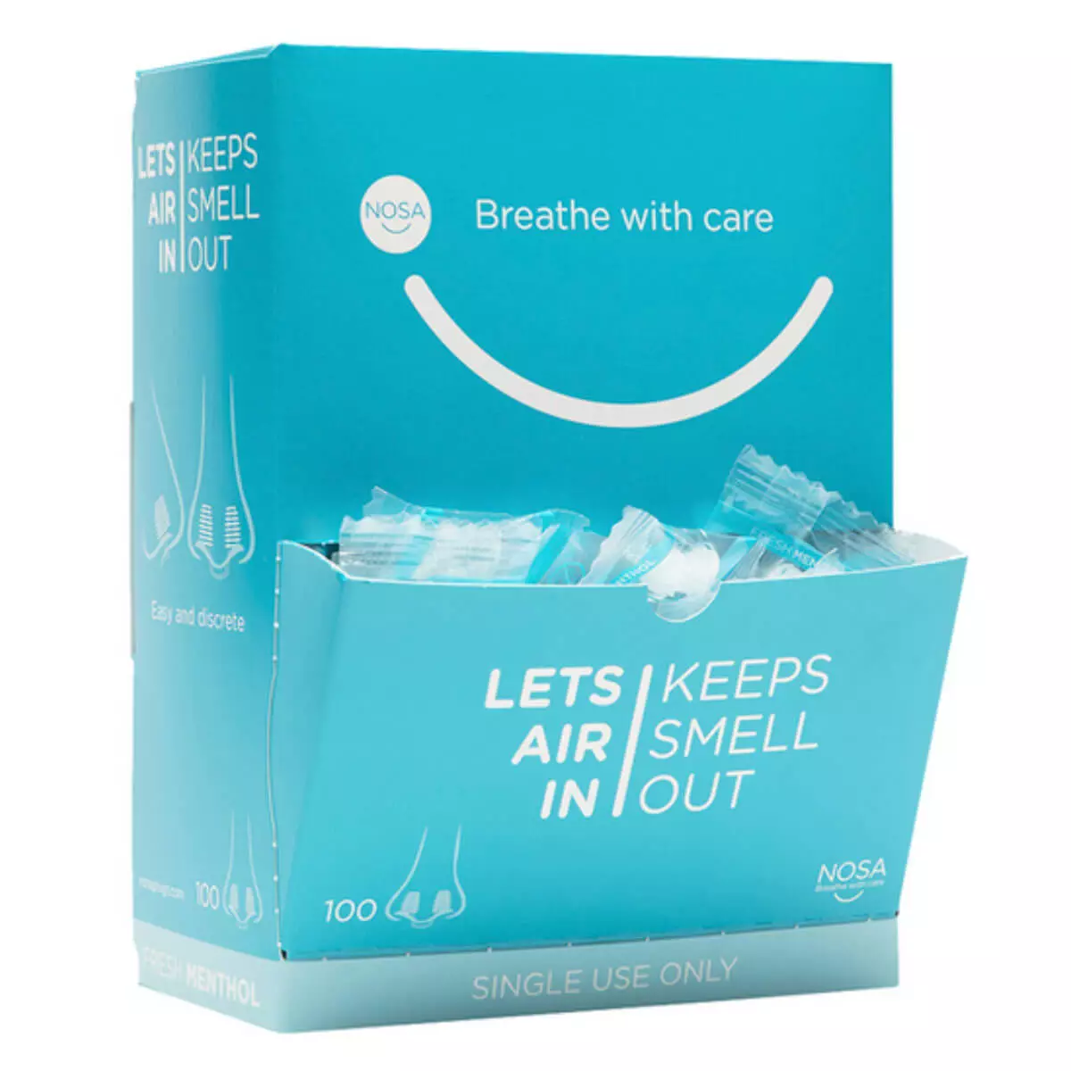  menthol plugs Nasenfilter gegen unangenehme Gerüche