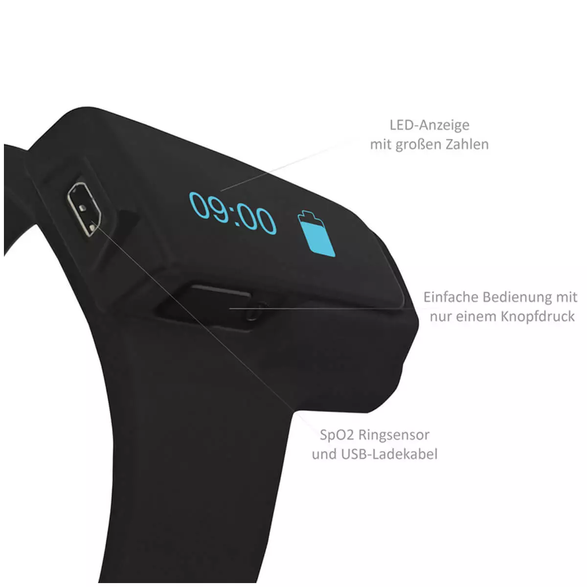  Checkme O2 smartes Pulsoximeter-Armband by Viatom