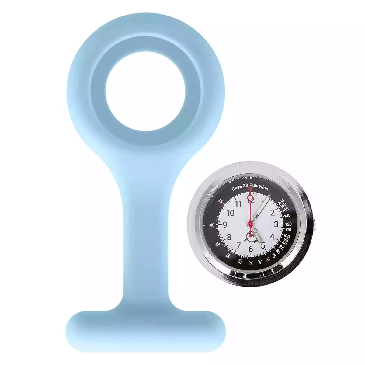 Silikon-Schwesternuhr mit Clip "Tic" Silikon-Schwesternuhr mit Clip "Tic"