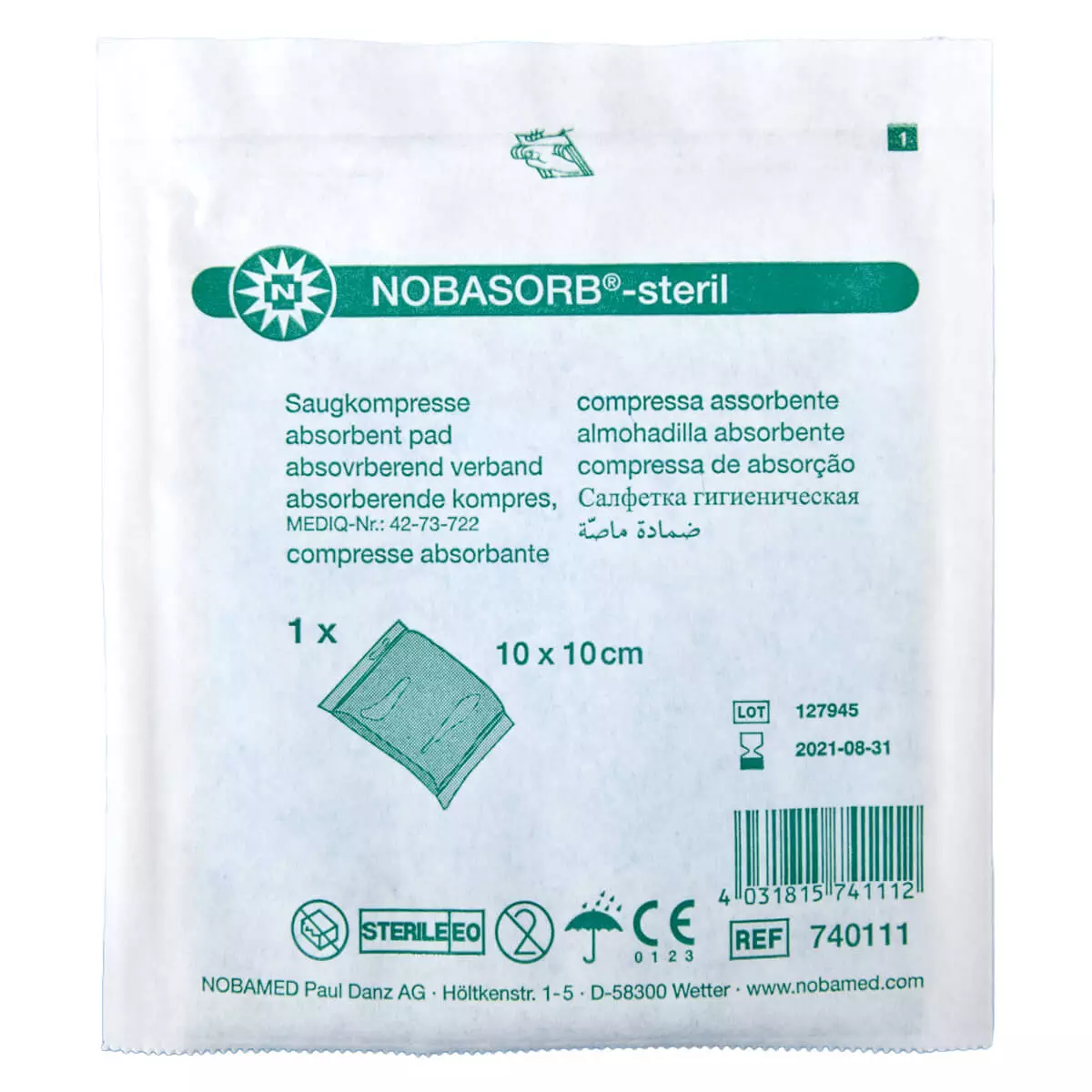  NOBASORB-steril Saugkompresse