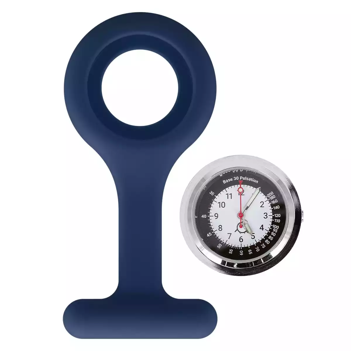 Silikon-Schwesternuhr mit Clip "Tic" Silikon-Schwesternuhr mit Clip "Tic"