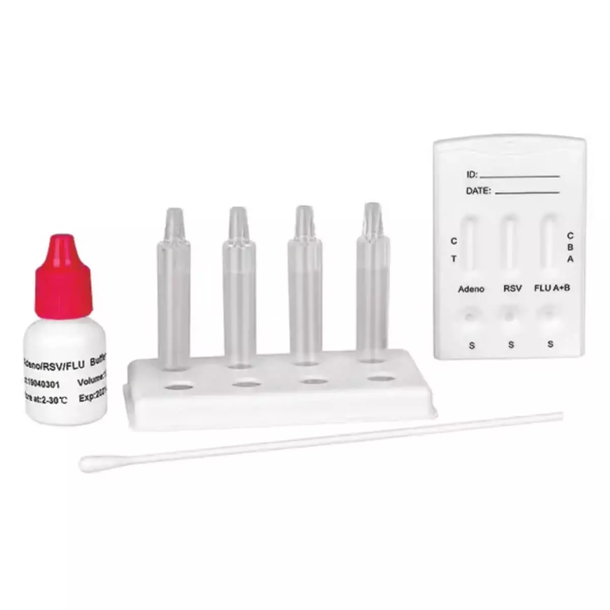  Cleartest Adenovirus / RSV / Influenza A + B Kombitest