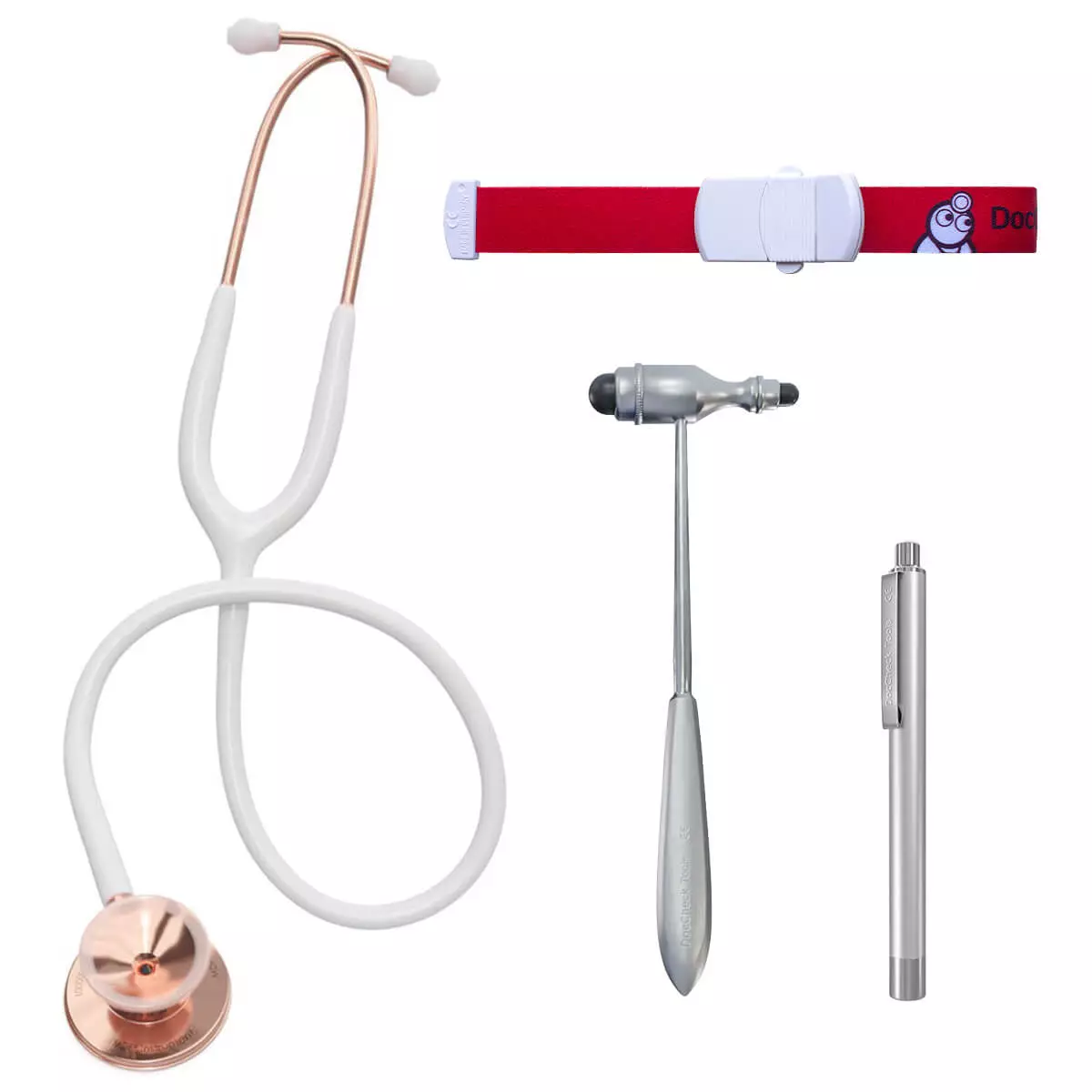  PJ/U-Kurs-Set MD One Roségold Stethoskop
