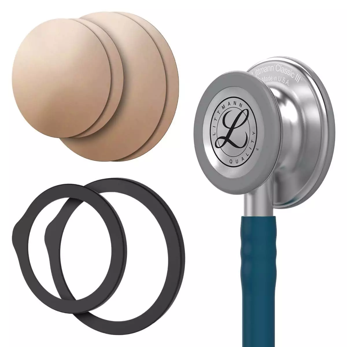  Spar-Bundle: Littmann® Classic III™ Stethoskop + antimikrobielle Kupfermembran "Drums"