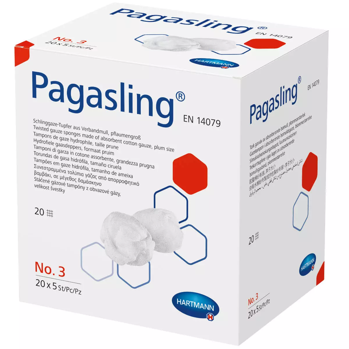 Pagasling sterile Schlinggazetupfer Pagasling sterile Schlinggazetupfer