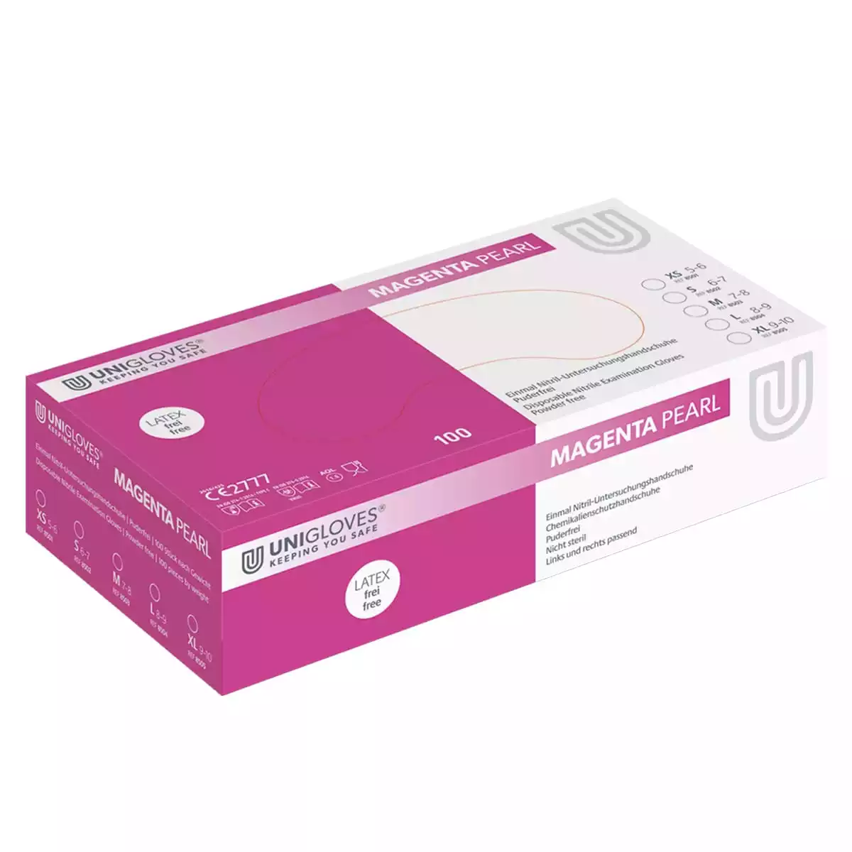 Pearl Puderfreie Nitril Handschuhe Pearl Puderfreie Nitril Handschuhe