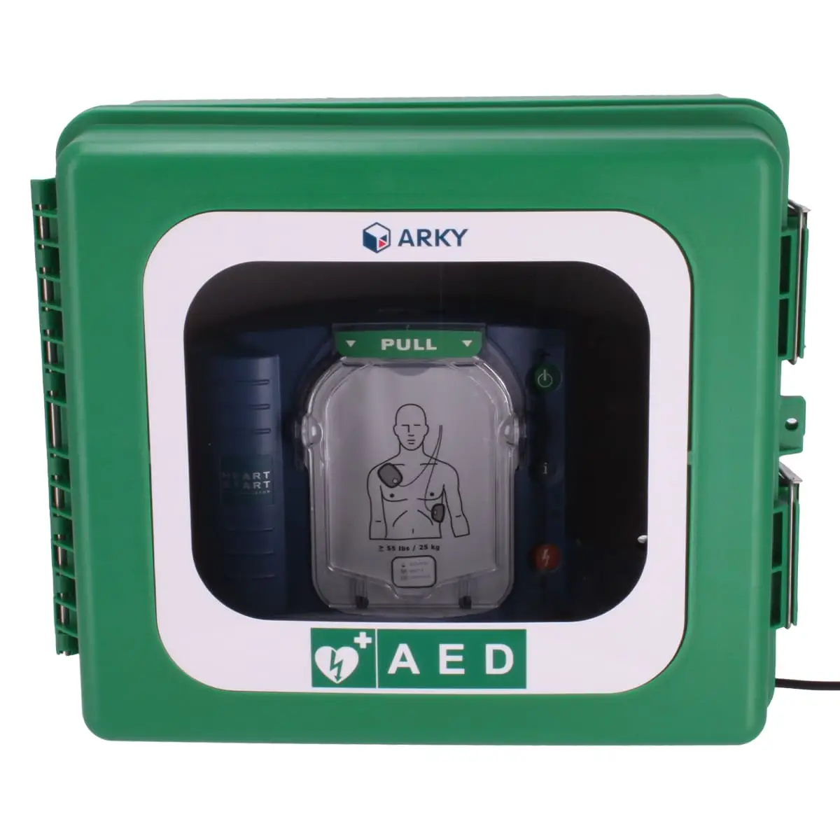  AED-Schrank mit Alarm für den Außenbereich