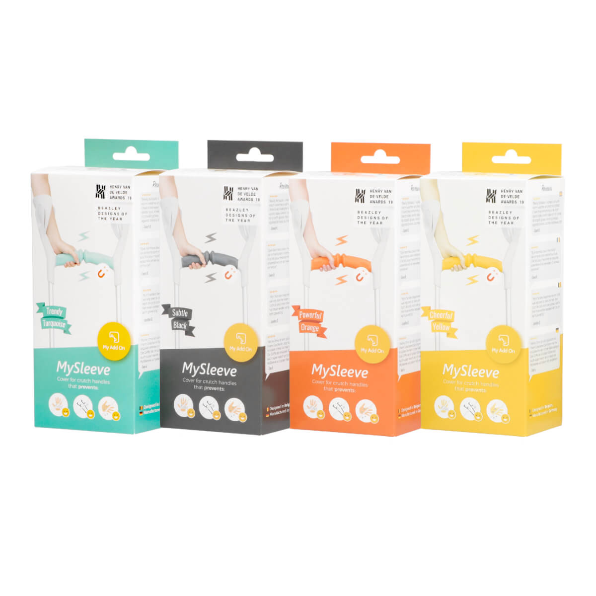 MySleeve Krückengriffabdeckung  MySleeve Krückengriffabdeckung