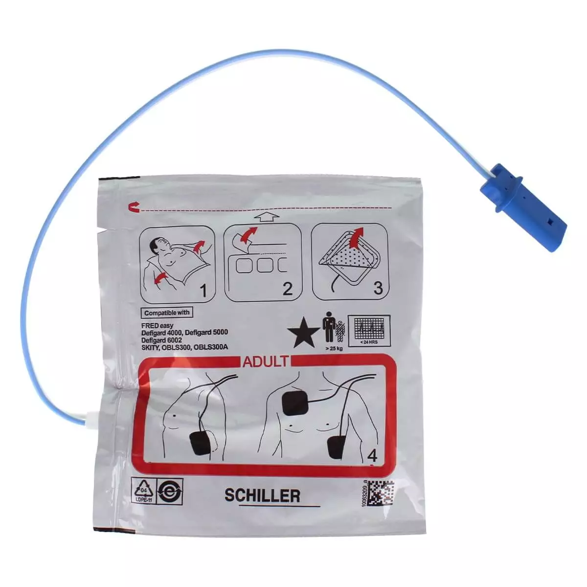  Elektroden für FRED easy Defibrillator