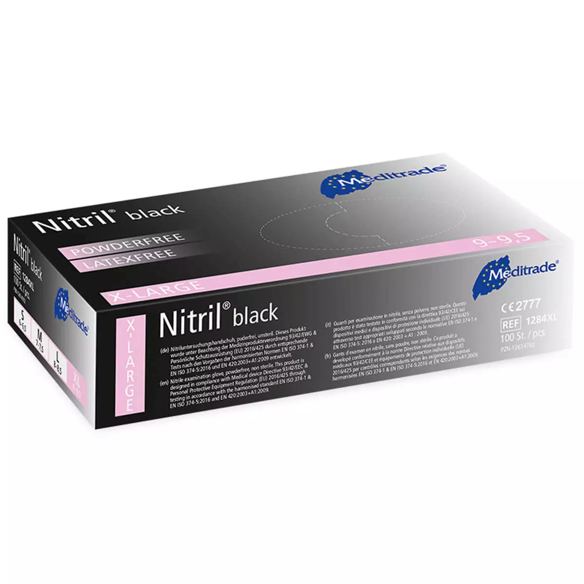  Nitril Black Handschuhe