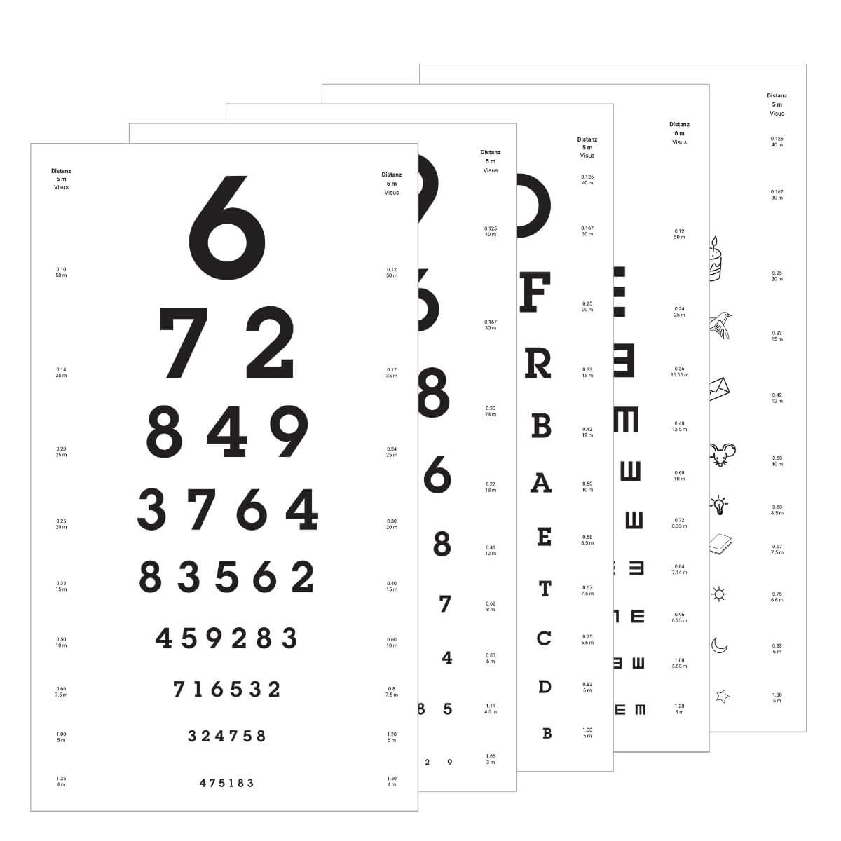 1m4 Sehprobentafel Buchstaben online kaufen