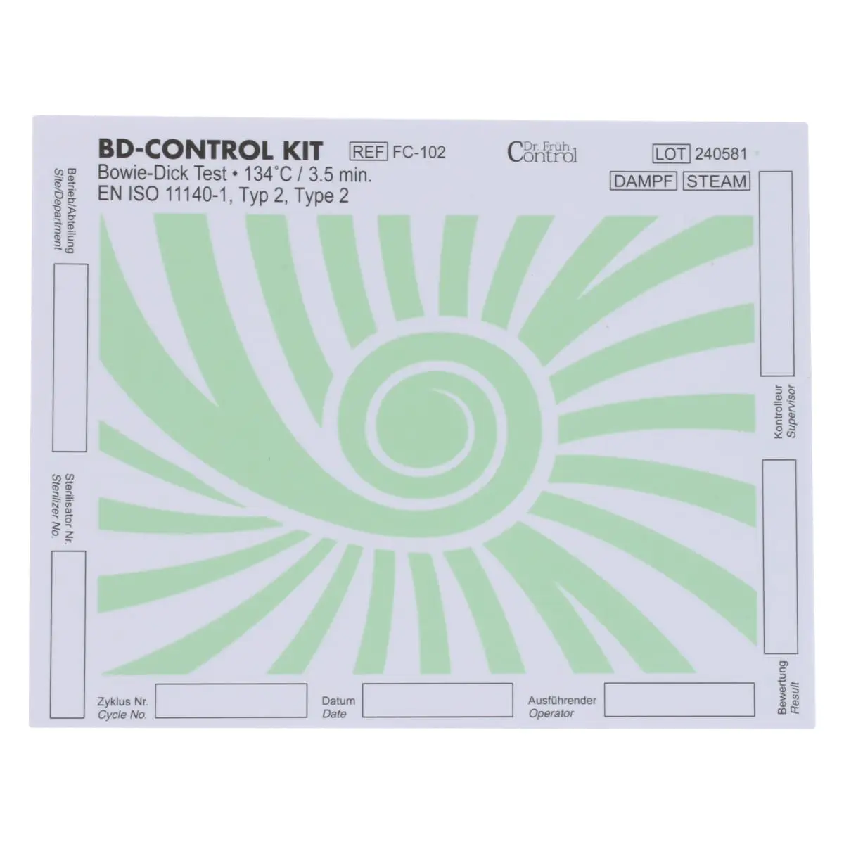BD-Control Kit zur Mehrfachverwendung  BD-Control Kit zur Mehrfachverwendung