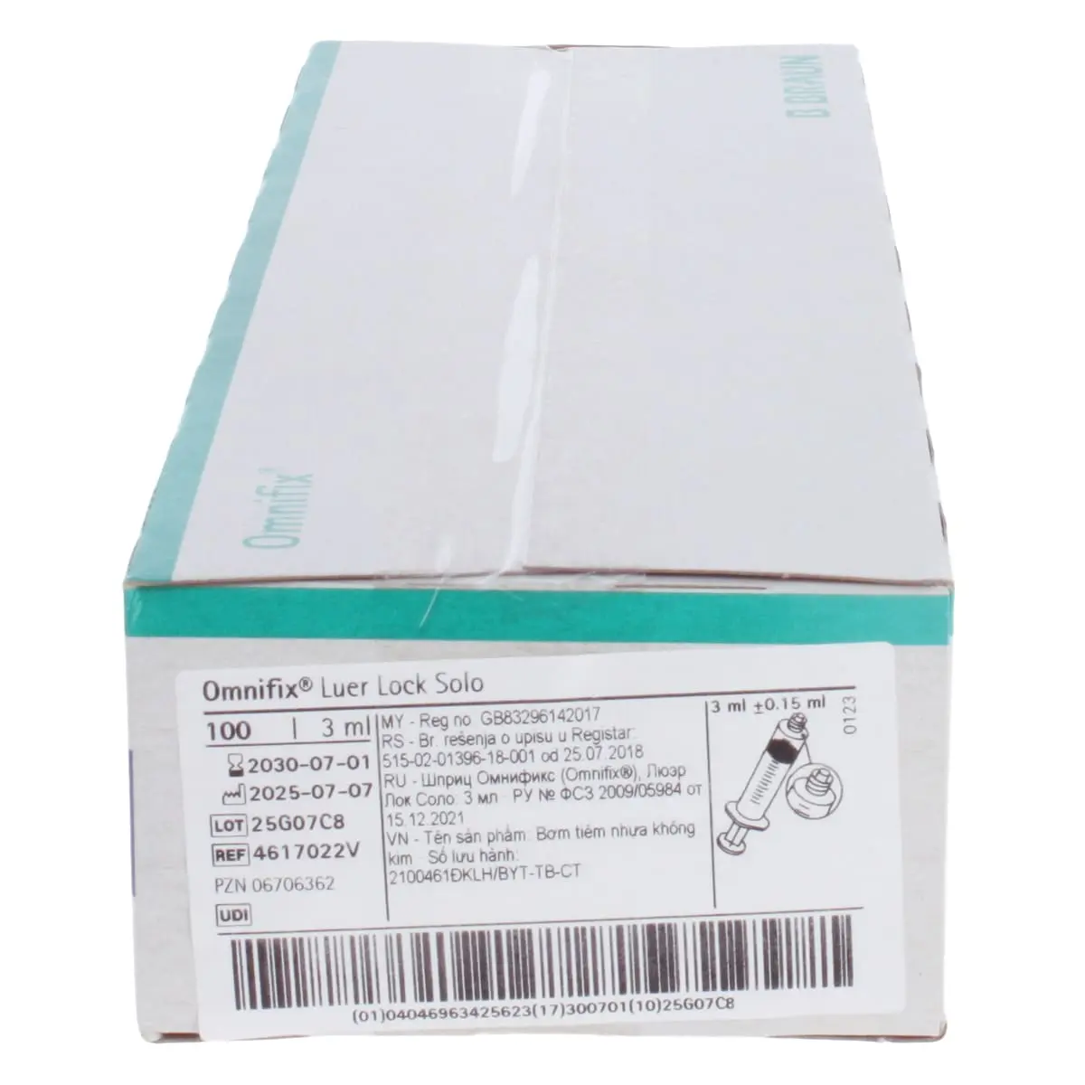  Omnifix Luer Lock Solo Einmalspritzen