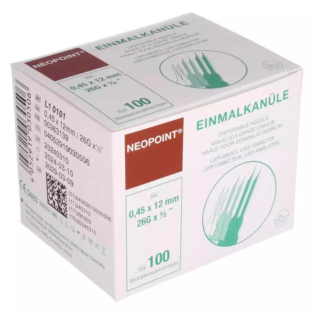 Neopoint Kanüle Sondergröße Neopoint Kanüle Sondergröße
