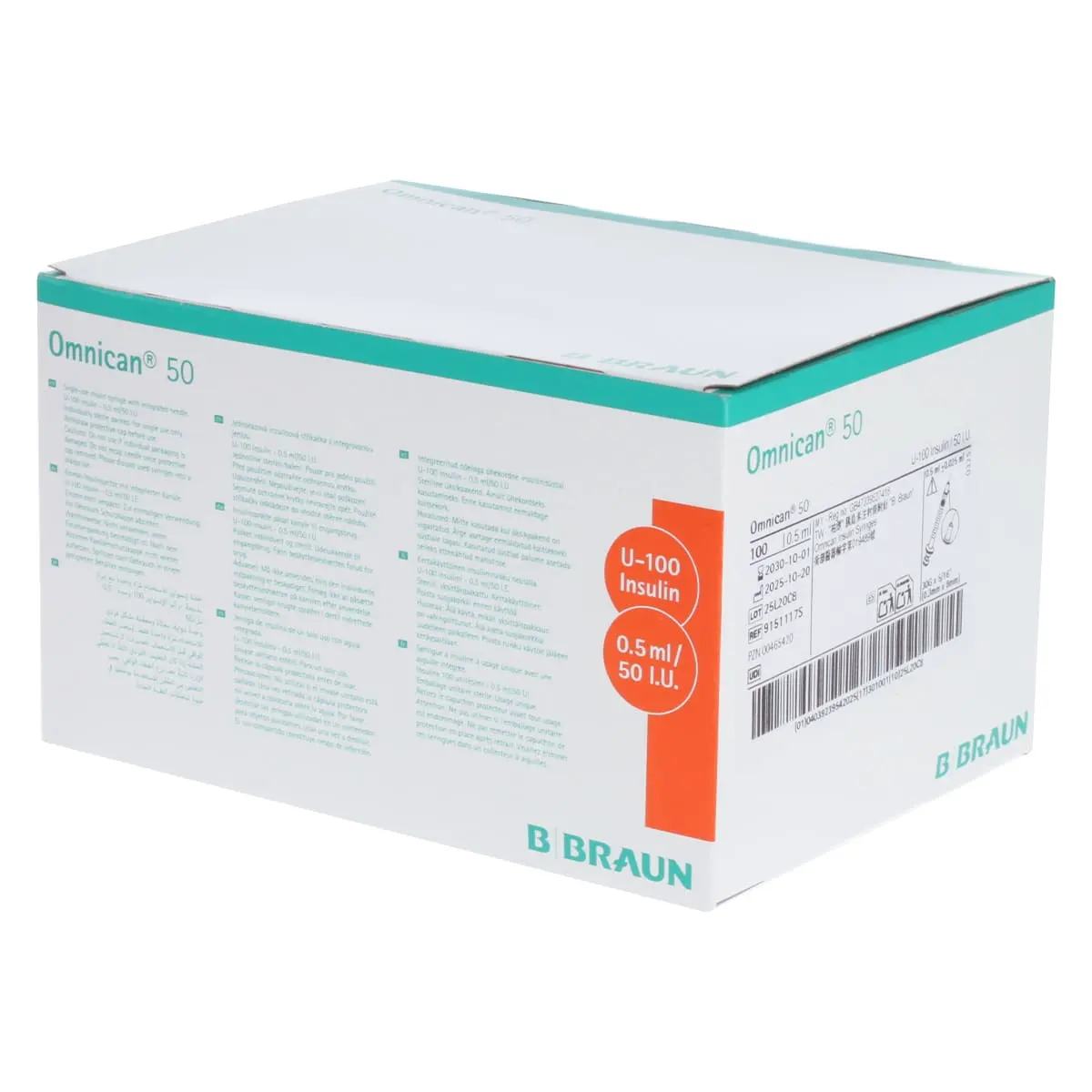 Omnican 50 Spritze für U-100 Insulin Omnican 50 Spritze für U-100 Insulin