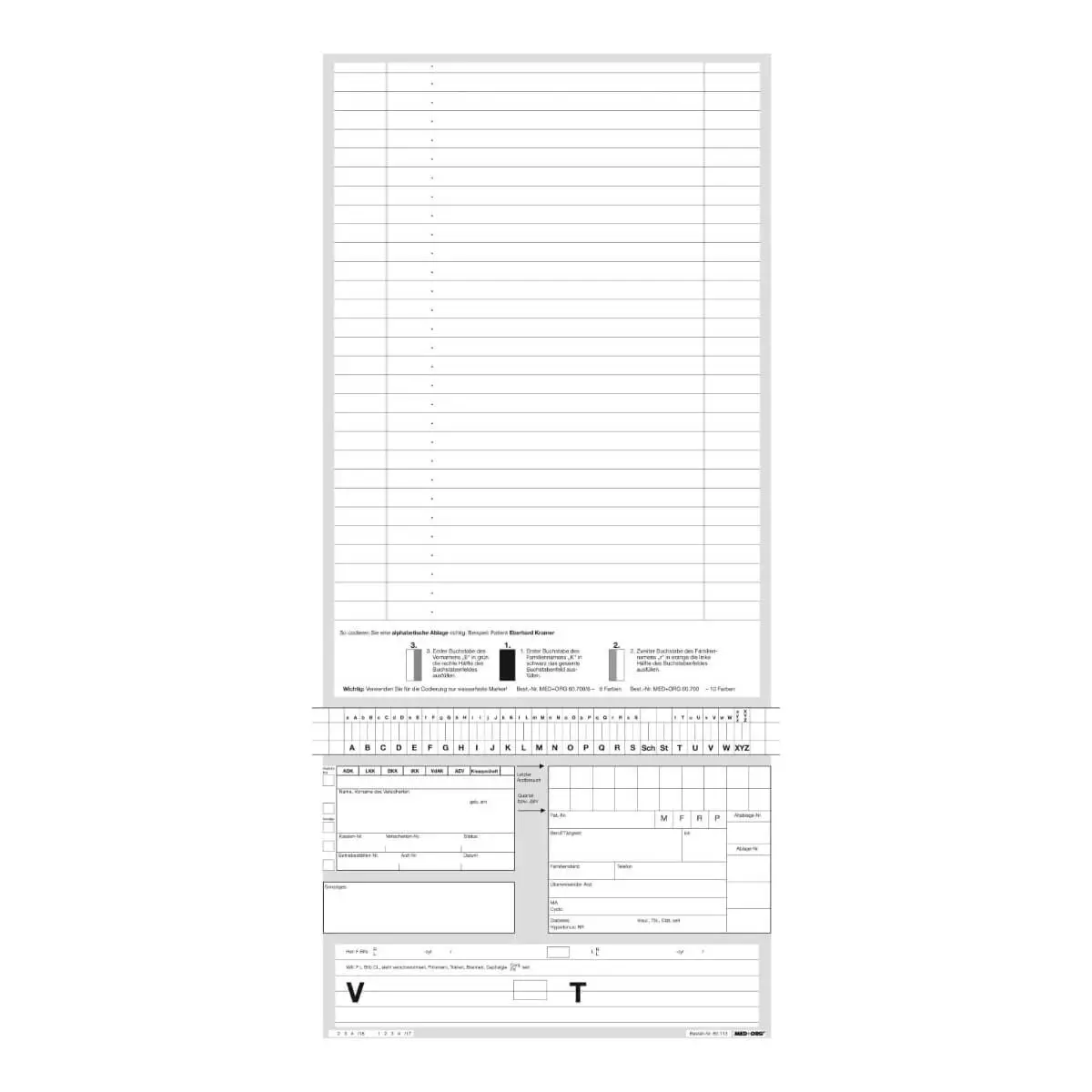  AlphaNorm Karteikarten