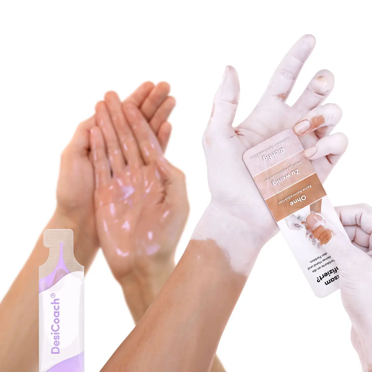  DesiCoach 4Groups white Händehygiene-Trainingsset