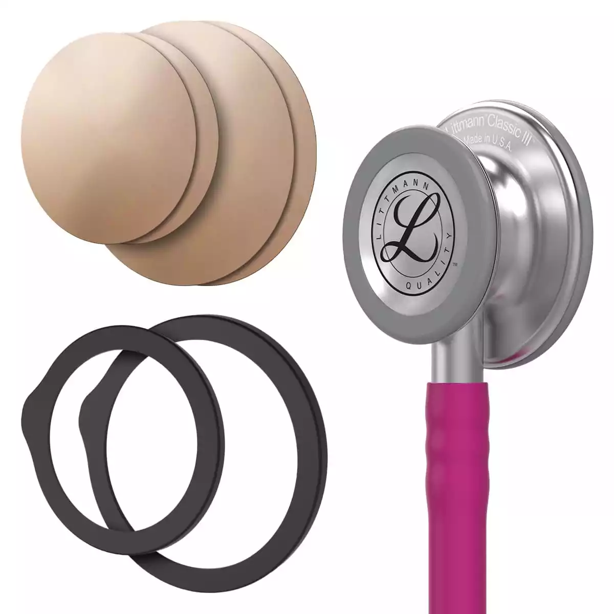  Spar-Bundle: Littmann® Classic III™ Stethoskop + antimikrobielle Kupfermembran "Drums"
