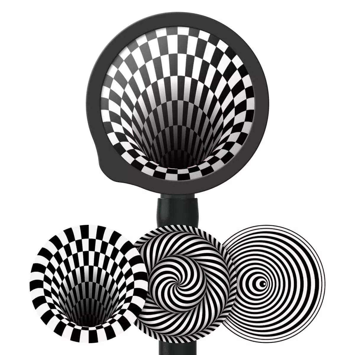  Bedruckte Fiberglas-Membransets "Drums"
