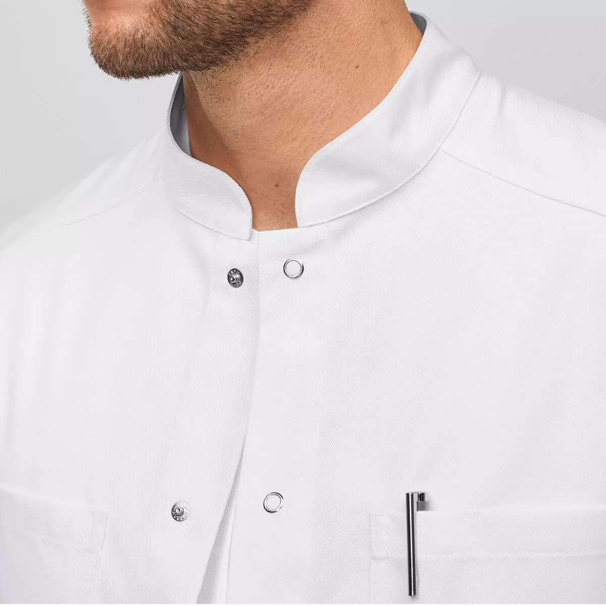  Herren-Arztkittel/-Labormantel weiß