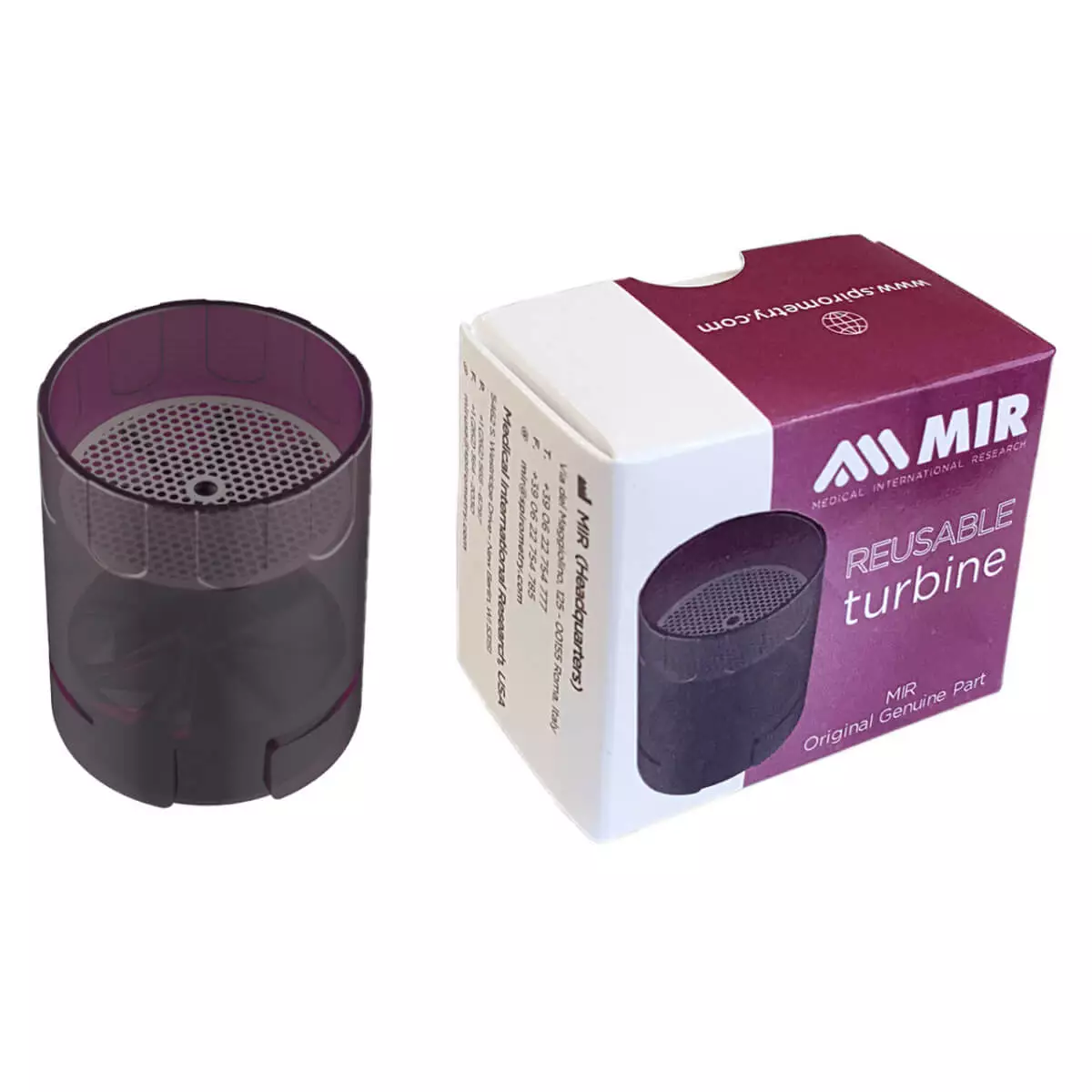  Mehrwegturbine violett für MIR Spirometer