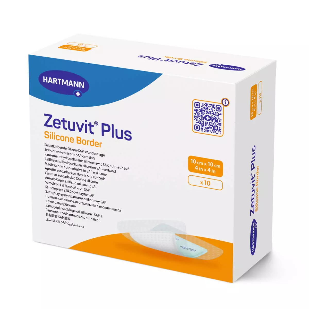  Zetuvit Plus Silicone Border Wundauflage