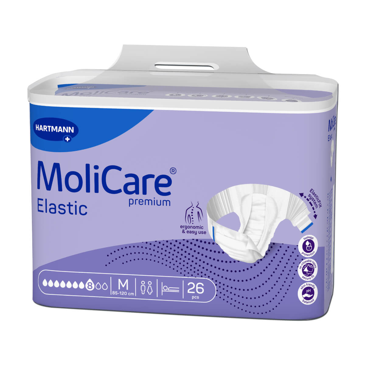 MoliCare Premium Elastic Inkontinenzslip 8 Tropfen  MoliCare Premium Elastic Inkontinenzslip 8 Tropfen