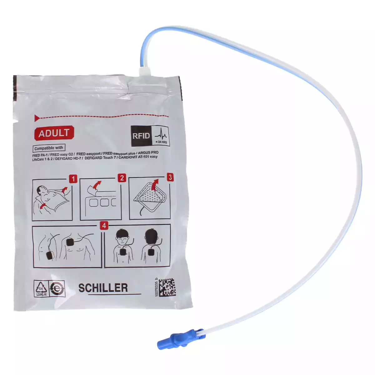  Elektroden für FRED easyport, easyport plus & PA-1 Defibrillator