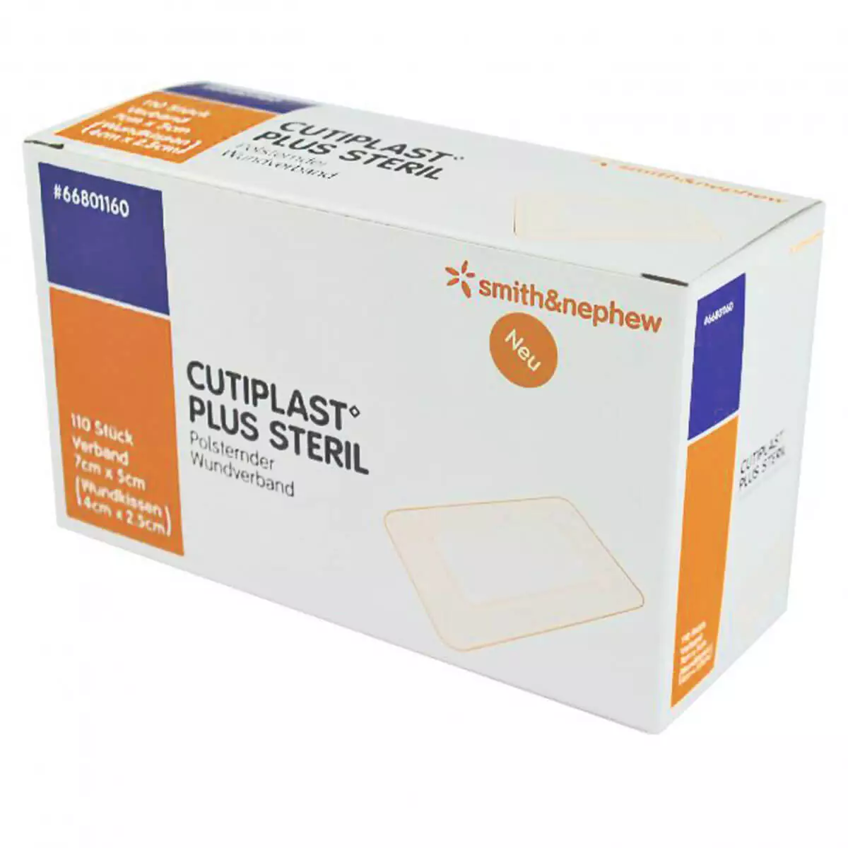  Cutiplast Plus Steril Vliesstoffverband