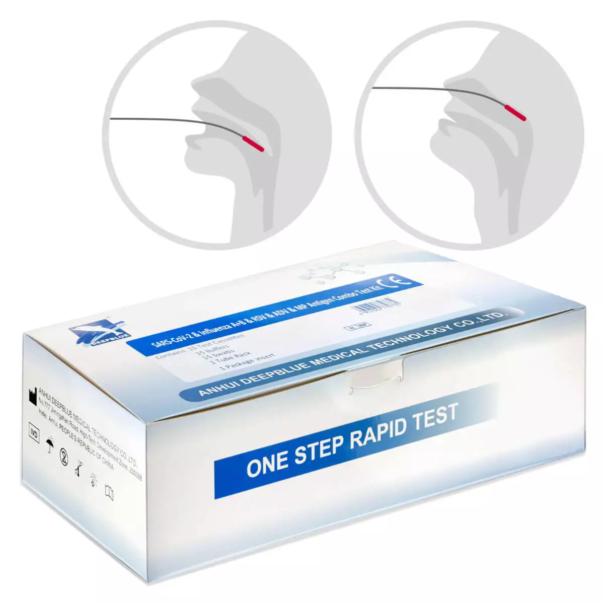  SARS-CoV-2, Influenza A/B, RSV, ADV & MP 6-in-1 Antigen-Combo