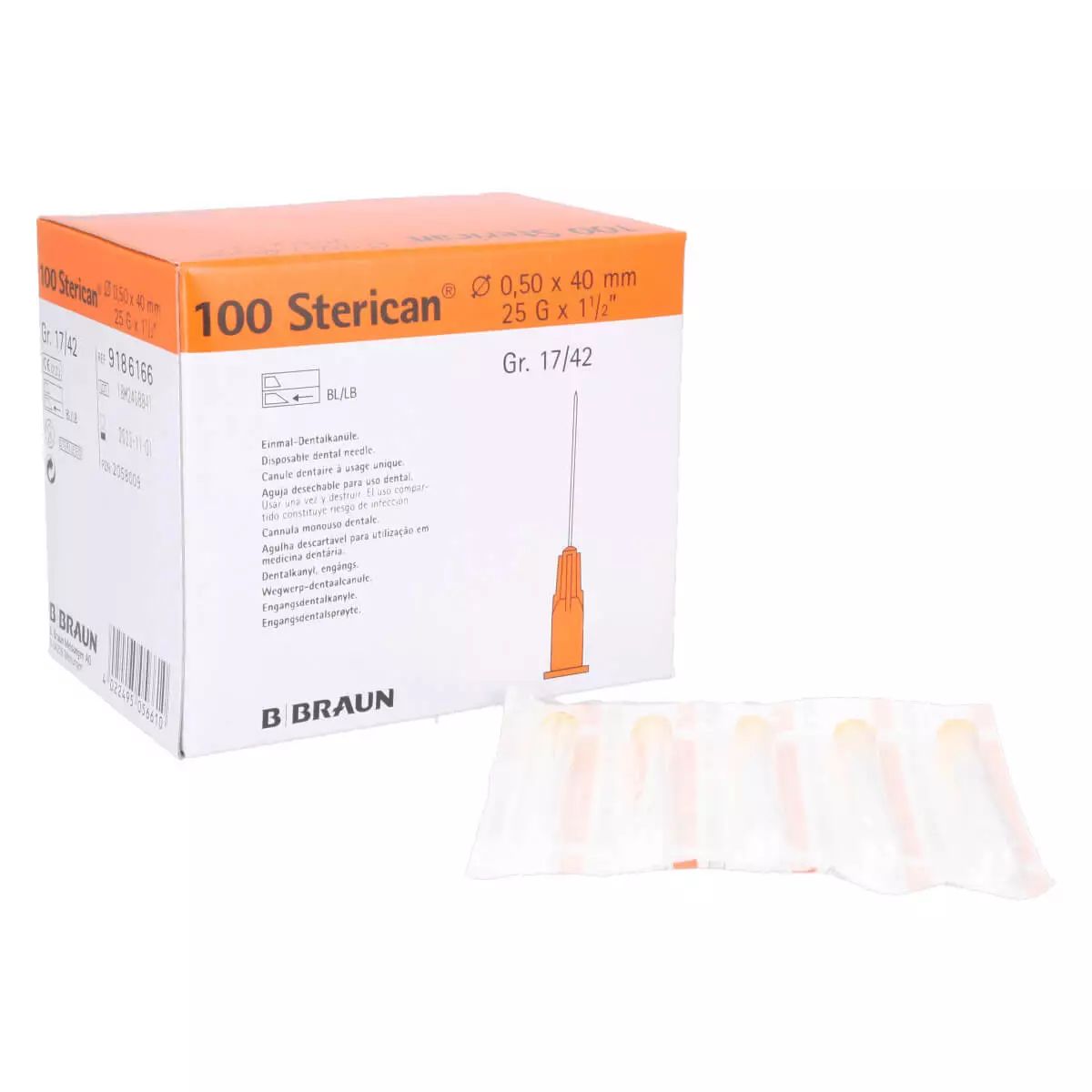  Sterican Kanülen zur Dental-Anästhesie