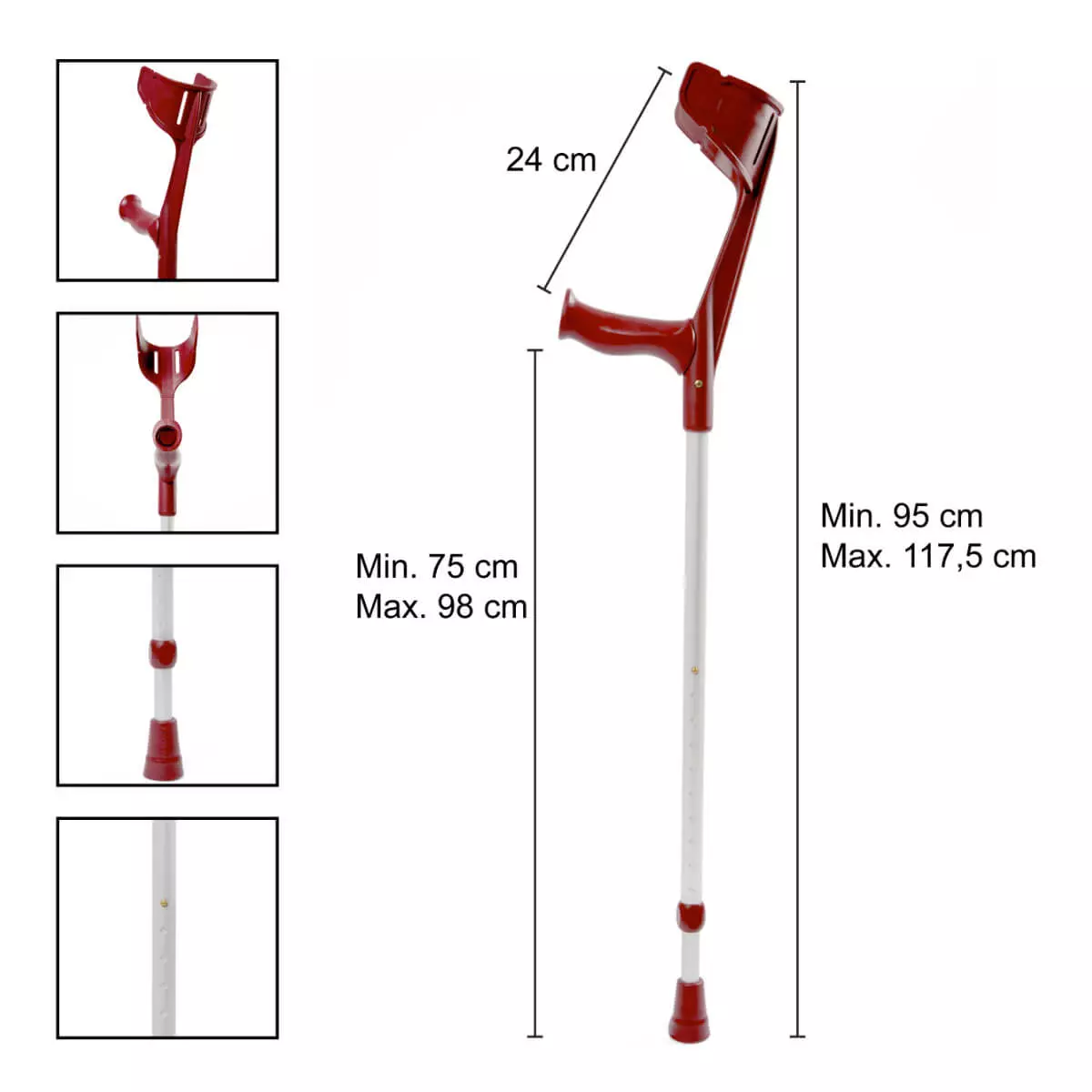  REBOTEC MAGIC-SOFT Unterarmgehstütze