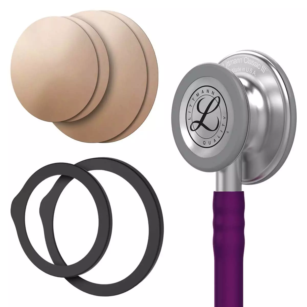 Spar-Bundle: Littmann® Classic III™ Stethoskop + antimikrobielle Kupfermembran "Drums" Spar-Bundle: Littmann® Classic III™ Stethoskop + antimikrobielle Kupfermembran "Drums"