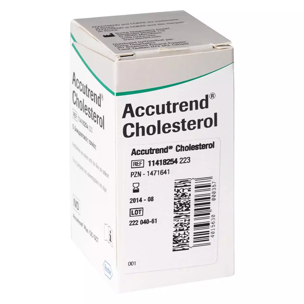  Accutrend Cholesterol Teststreifen