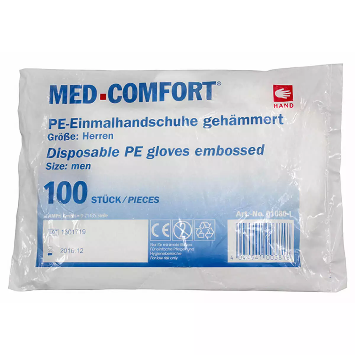  Med-Comfort PE Handschuhe