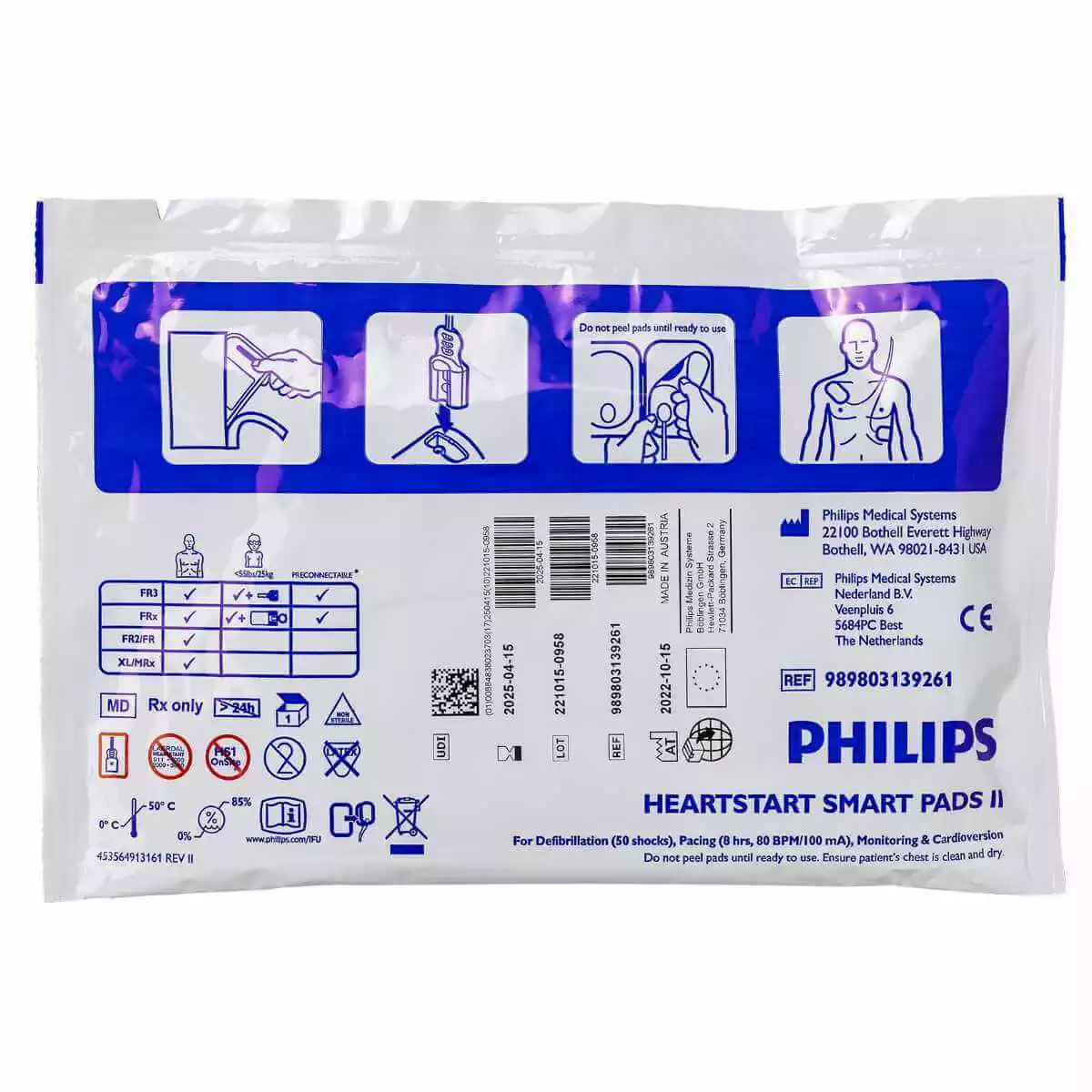  SMART-Pads II Elektrodenkassette für FRx Defibrillator