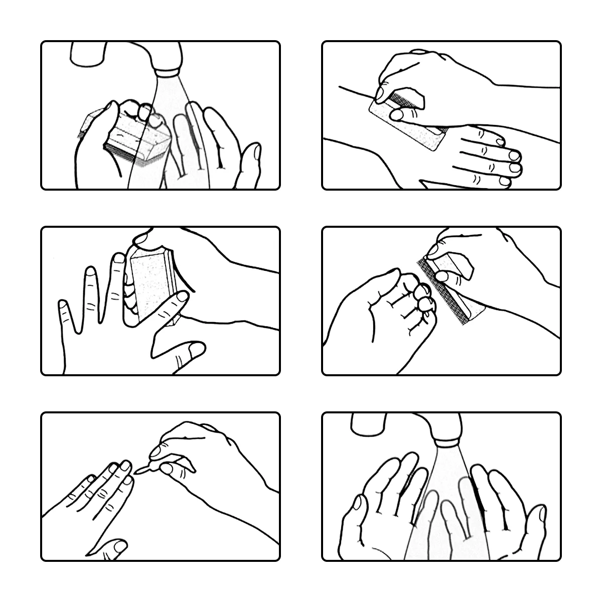  Einmal-Handwaschbürste