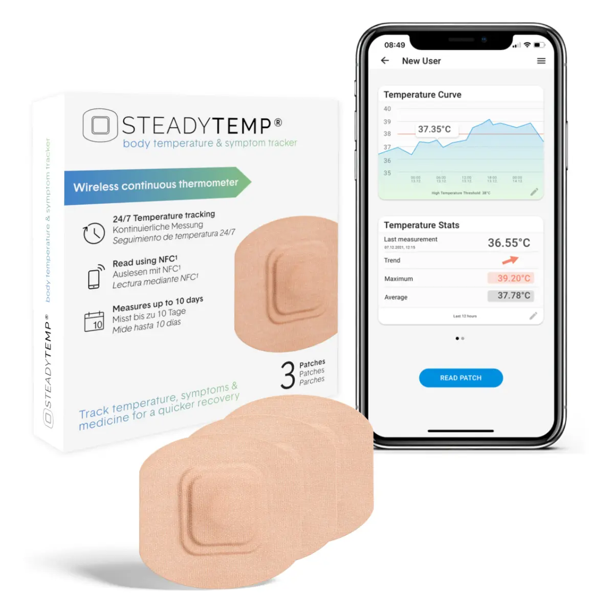  SteadyTemp – Smartes Thermometer