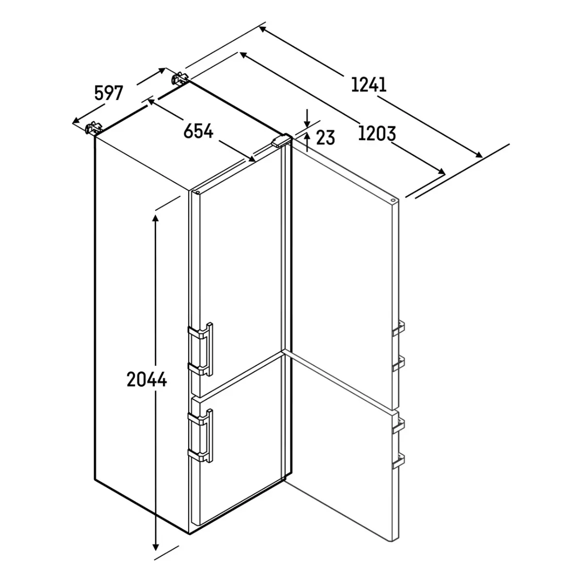  SCFvh 4002 / 4032 Perfection Kühl-Gefrierkombination