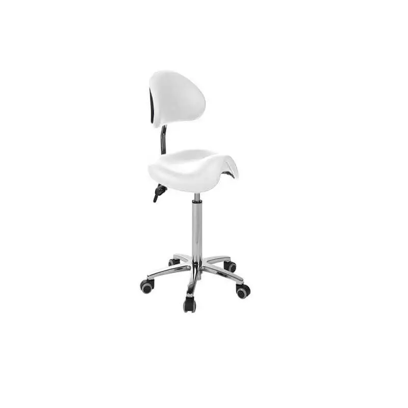  Rollhocker mit Derbysitz und Lehne