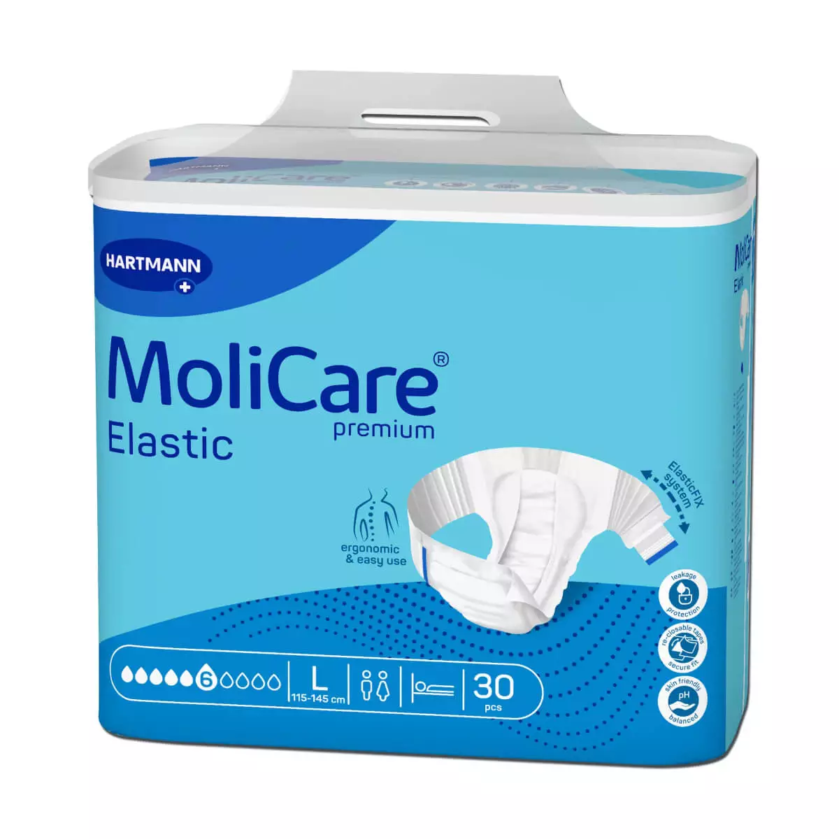  MoliCare Premium Elastic Inkontinenzslip 6 Tropfen