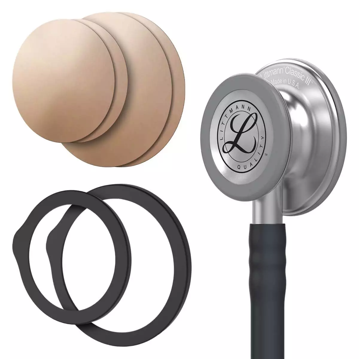 Spar-Bundle: Littmann® Classic III™ Stethoskop + antimikrobielle Kupfermembran "Drums" Spar-Bundle: Littmann® Classic III™ Stethoskop + antimikrobielle Kupfermembran "Drums"