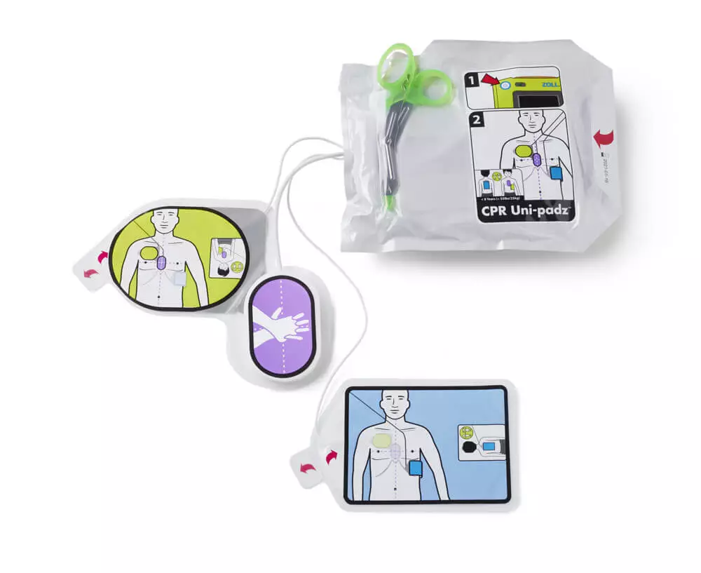  CPR Uni-padz Elektrode für Zoll AED