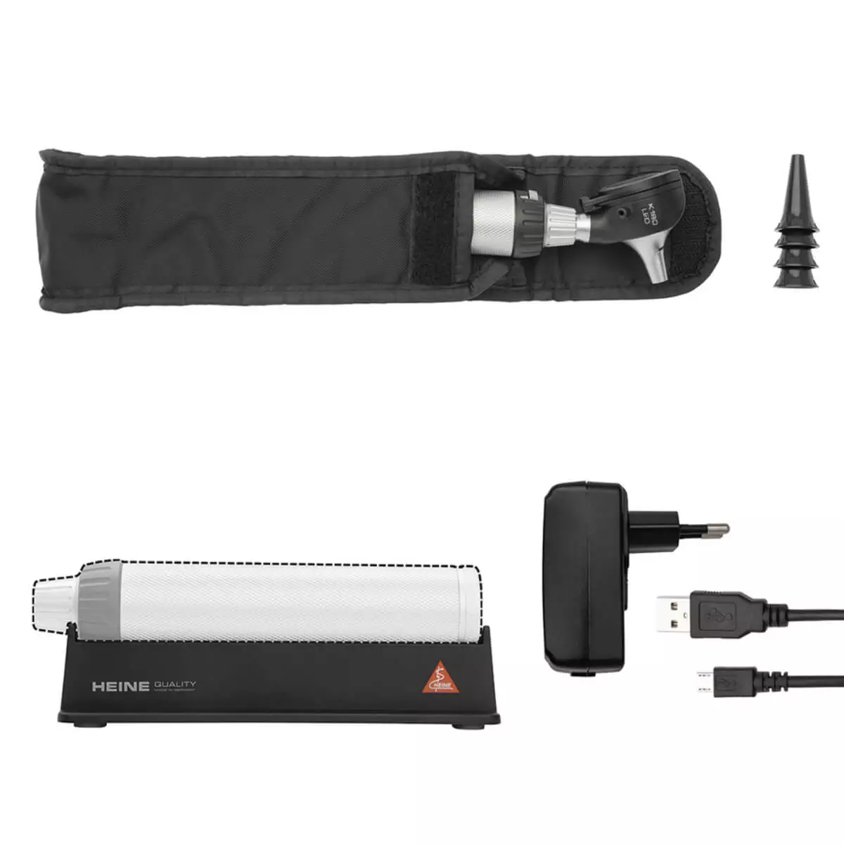  HEINE K180 LED F.O. Otoskop