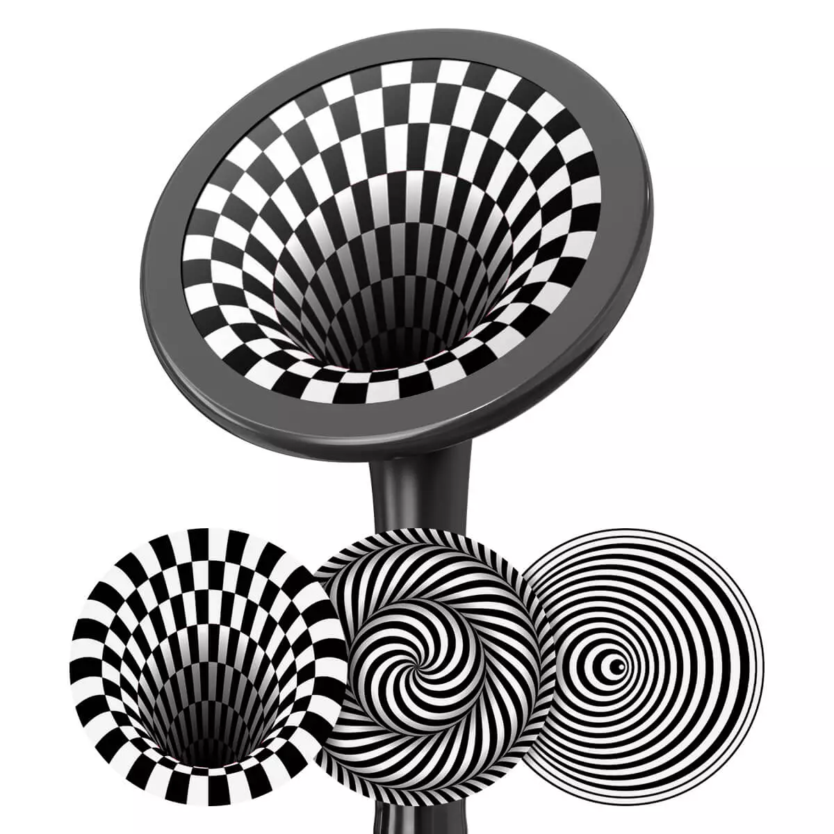  Bedruckte Fiberglas-Membransets "Drums"