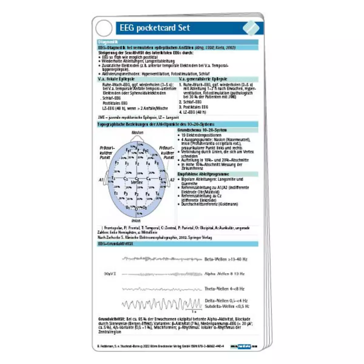  EEG pocketcard Set