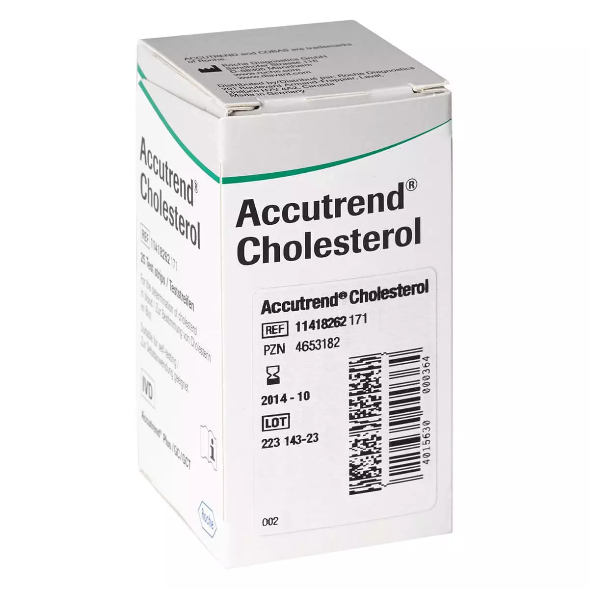  Accutrend Cholesterol Teststreifen