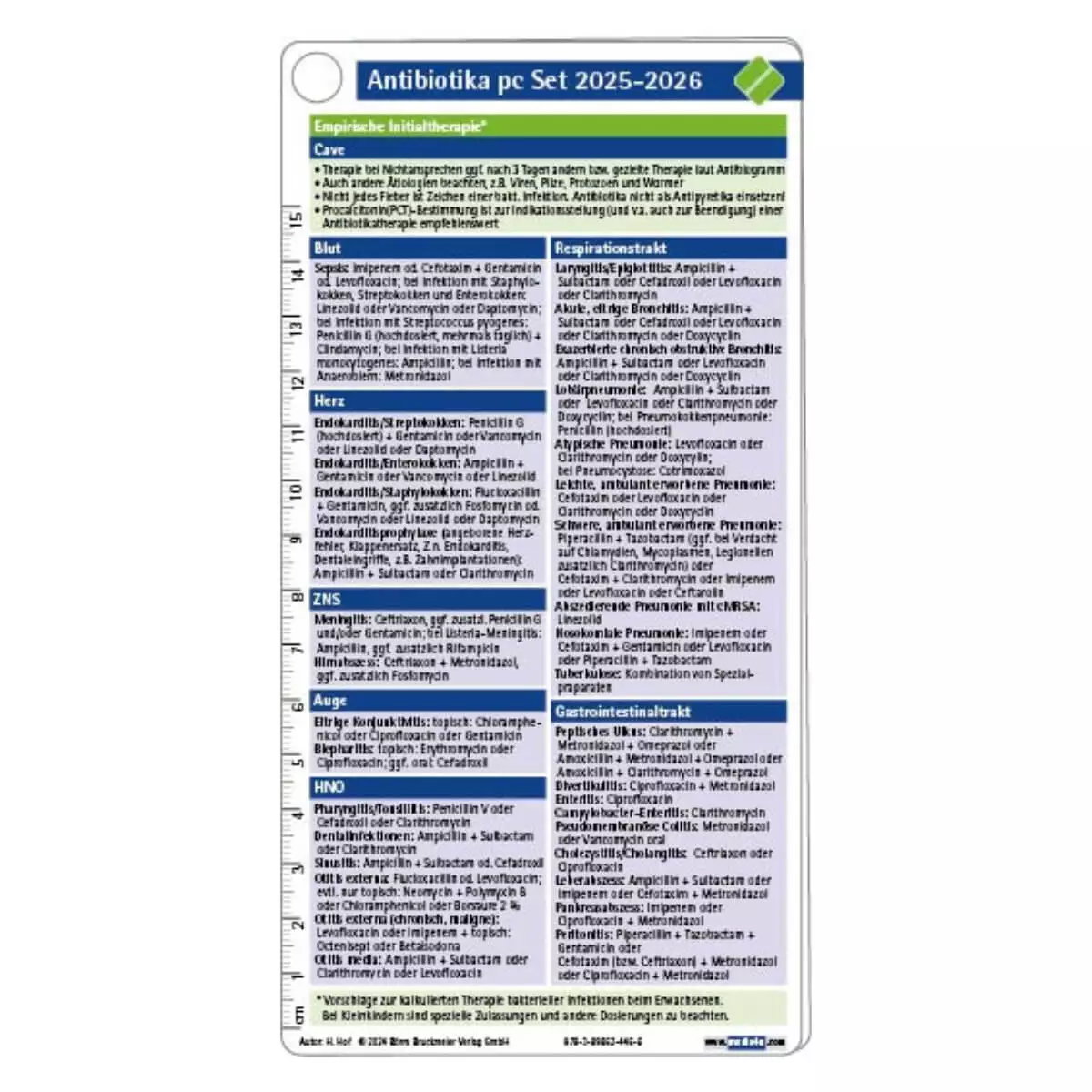  Antibiotika pocketcard Set 2025-2026