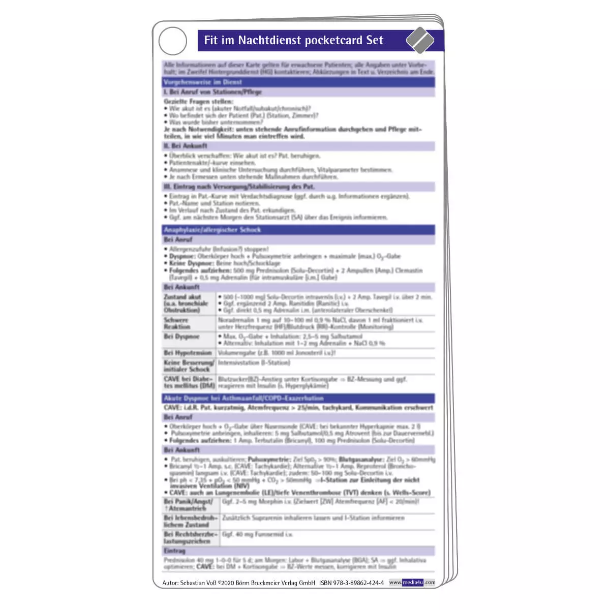  Fit im Nachtdienst pocketcard Set