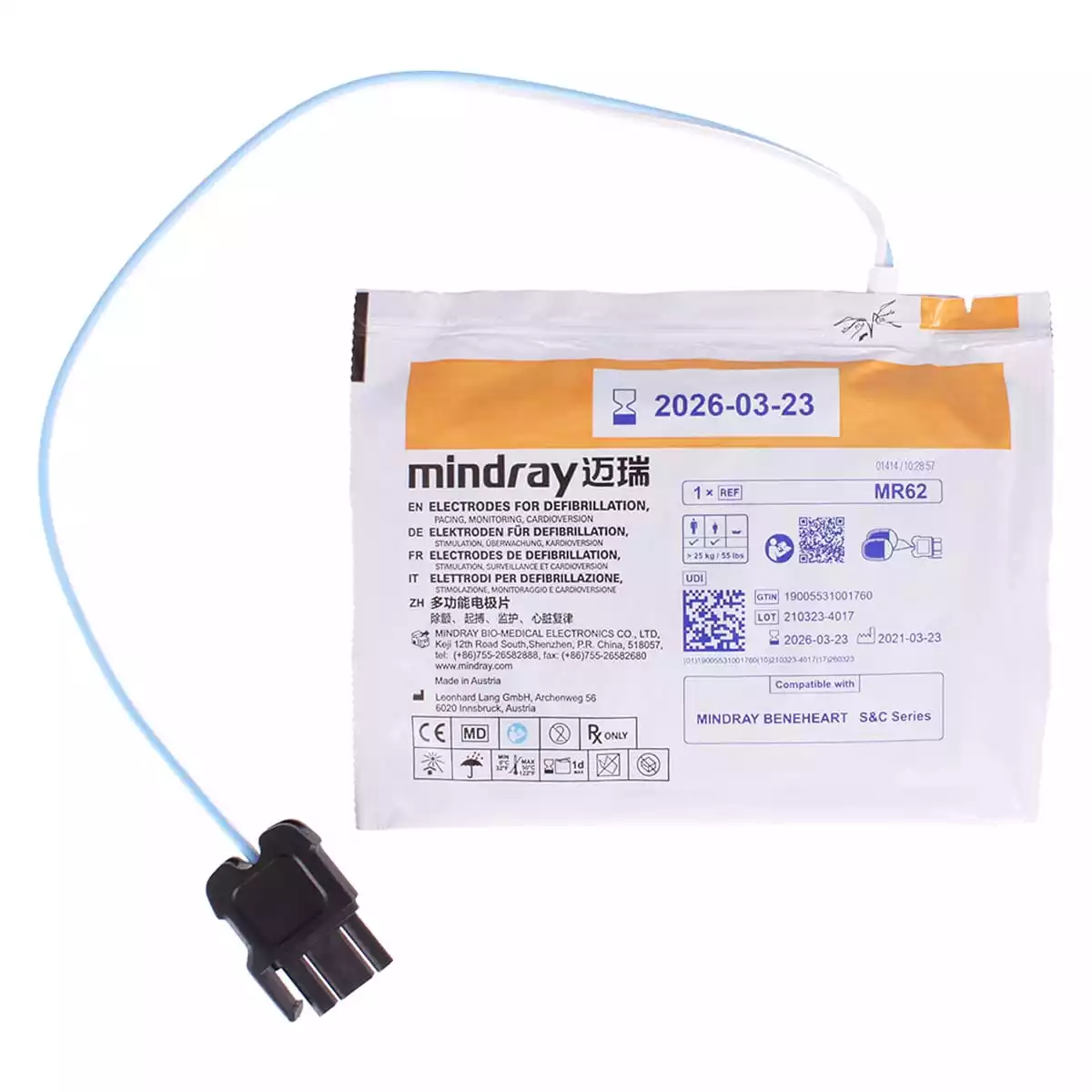  Elektrodenset für Mindray Defibrillator C-Serie